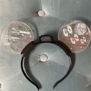 Disney Star Wars Mickey Ears Headband - Black and Green